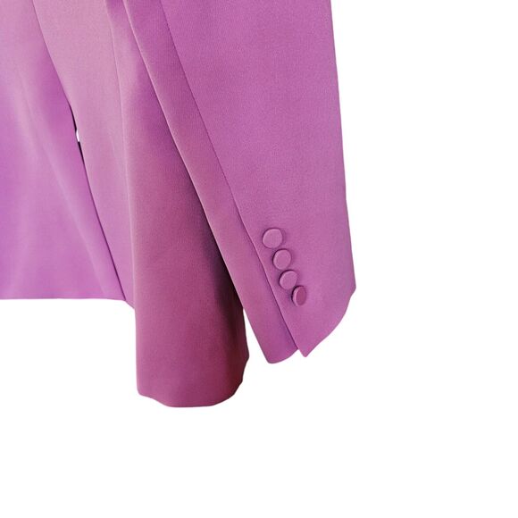 Aknvas Taylor Blazer Size 4 Single Button Jacket Orchid Purple Pink - Picture 5 of 6